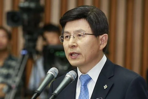 Thủ tướng Hàn Quốc Hwang Kyo-ahn. (Nguồn: Yonhap)