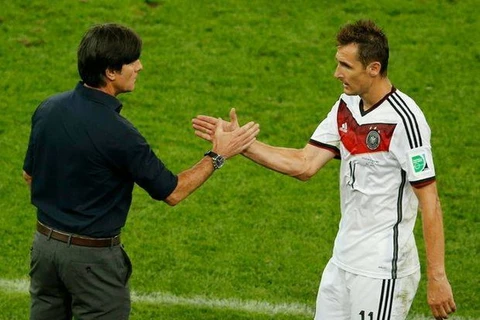 Klose sẽ lại sát cánh cùng Loew nhưng ở cương vị mới. (Nguồn: Getty Images)