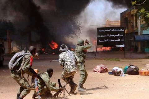 Binh sỹ Mali chống lại khủng bố. (Nguồn: maliactu.net)