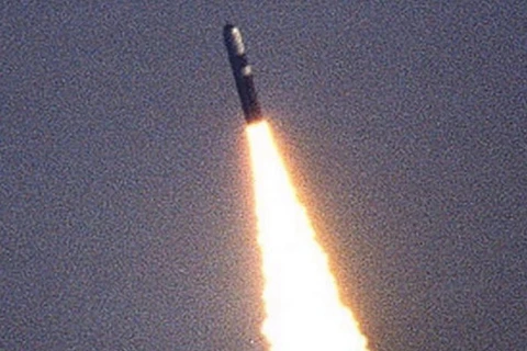 Hình ảnh một vụ phóng tên lửa của Triều Tiên. (Nguồn: thecourier)