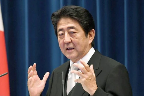 Thủ tướng Nhật Bản Shinzo Abe. (Nguồn: Kyodo)