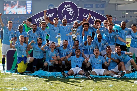 Manchester City lập kỷ lục trong ngày vô địch FA Cup. (Nguồn: AP)