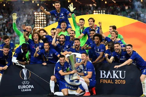 Chelsea vô địch Europa League 2018-19. (Nguồn Getty Images)