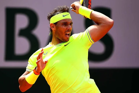 Rafael Nadal vào vòng 3 Roland Garros 2019. (Nguồn: Getty)