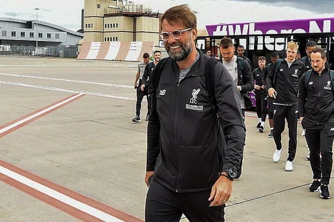 Juergen Klopp dẫn đầu đoàn quân Liverpool đến Madrid. (Nguồn: Liverpool FC)