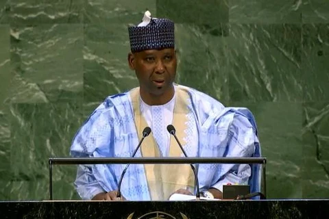 Đại sứ Nigeria tại Liên hợp quốc, ông Tijjani Muhammad Bande. (Nguồn: UN)