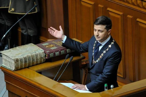 Tổng thống Ukraine Volodymyr Zelenskiy. (Nguồn: Getty Images)