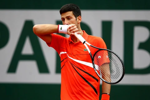Djokovic bị loại ở bán kết Roland Garros. (Nguồn: AP)
