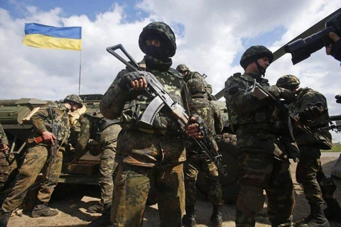 Lực lượng binh sỹ Ukraine. (Nguồn: AP)