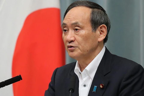 Chánh Văn phòng nội các Nhật Bàn Yoshihide Suga. (Nguồn: AFP)
