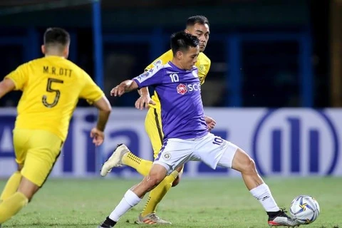 Văn Quyết tỏa sáng giúp Hà Nội FC vào chung kết. (Nguồn: AFC)