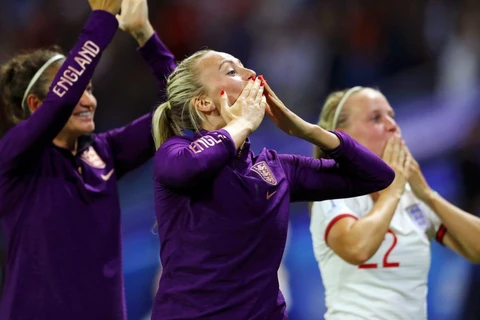 Đội tuyển Anh giành vé vào bán kết World Cup nữ 2019. (Nguồn: Getty Images)