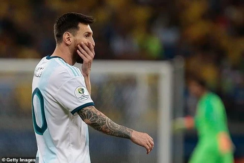 Lionel Messi lại thất bại trong màu áo Argentina. (Nguồn: Getty Images)