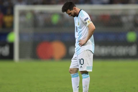 Messi vẫn chưa thể có danh hiệu trong màu áo đội tuyển Argentina. (Nguồn: Getty Images)