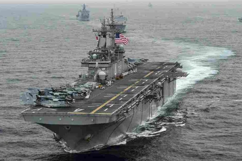 Tàu USS Boxer. (Nguồn: Getty Images)