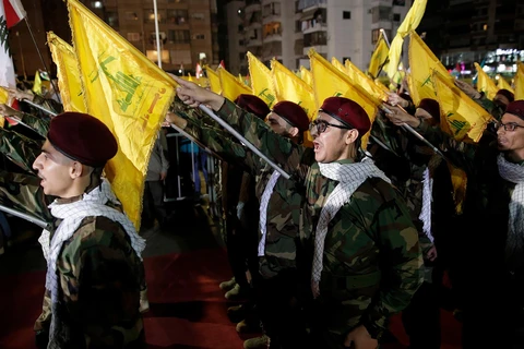 Lực lượng thuộc Phong trào Hồi giáo Hezbollah. (Nguồn: AP)