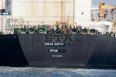Iran đổi tên tàu Grace 1 thành Adrian Darya 1. (Nguồn: AP)