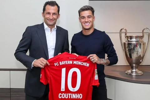 Coutinho khoác áo số 10 tại Bayern Munich. (Nguồn: Fcbayern)