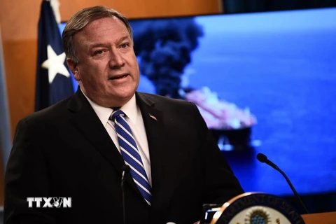 Ngoại trưởng Mỹ Mike Pompeo. (Ảnh: AFP/TTXVN)