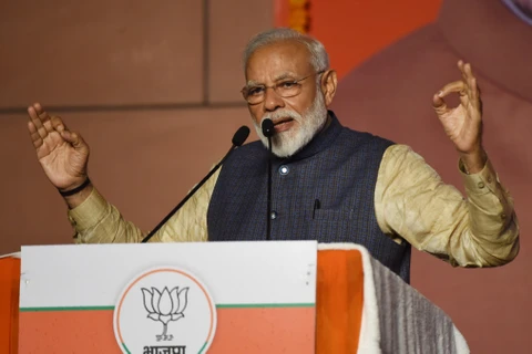 Thủ tướng Ấn Độ Narendra Modi. (Ảnh: AFP/TTXVN)