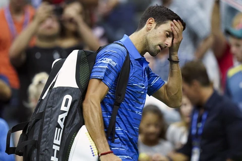 Djokovic bỏ cuộc vì chấn thương. (Nguồn: AP)