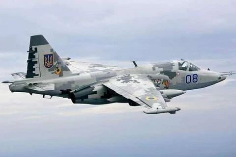 Máy bay huấn luyện quân sự Su-25UB. (Nguồn: urdupoint.com)