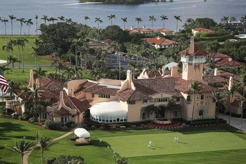 Khu vực dinh thự riêng Mar-a-Lago của Tổng thống Donald Trump. (Nguồn: Getty Images)