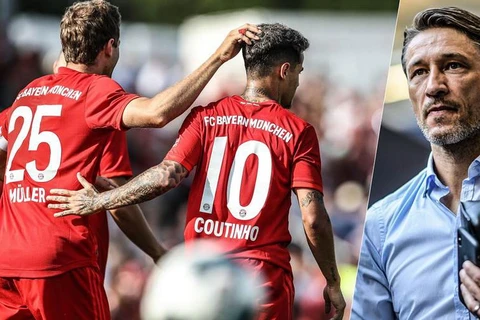 Mueller hay Coutinho sẽ được ra sân trong trận gặp RB Leipzig. (Nguồn: Getty Images)