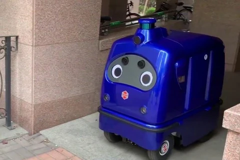 Robot CarriRo Deli. (Nguồn: japantimes.co.jp)