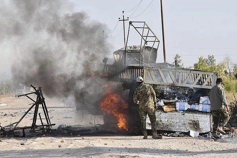 Một vụ tấn công vào quân đội Iraq. (Nguồn: AP)