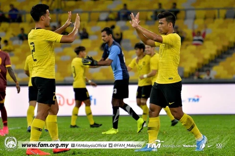 Malaysia chạy đà thuận lợi cho trận gặp Việt Nam. (Nguồn: FAM)