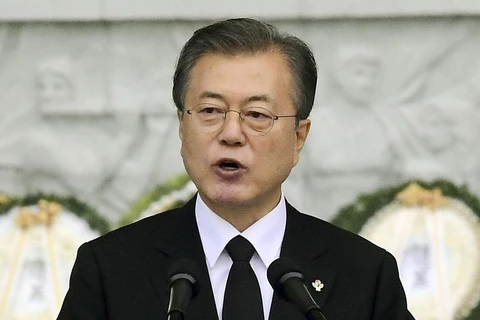 Tổng thống Hàn Quốc Moon Jae-in. (Nguồn: japantimes)