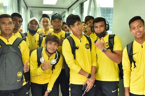 Các cầu thủ đội tuyển Malaysia. (Nguồn: FAM)