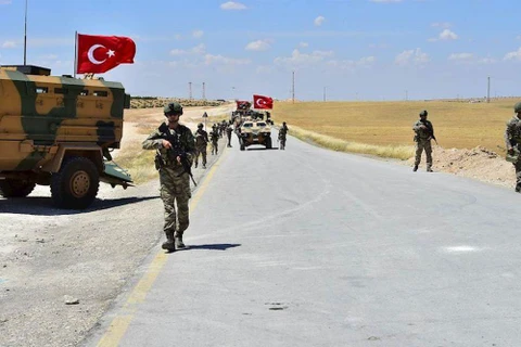 Lực lượng binh sỹ Thổ Nhĩ Kỳ tại Syria. (Nguồn: AP)