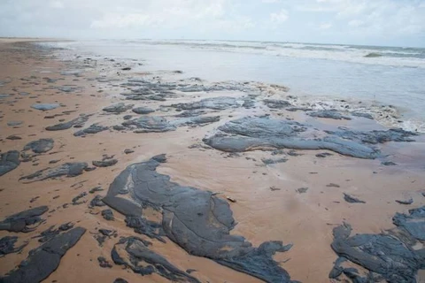 Hình ảnh dầu tràn gây ô nhiễm. (Nguồn: abril.com.br)