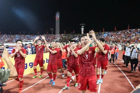 Đội tuyển Việt Nam là đại diện Đông Nam Á duy nhất chiến thắng. (Ảnh: Trọng Đạt/TTXVN)