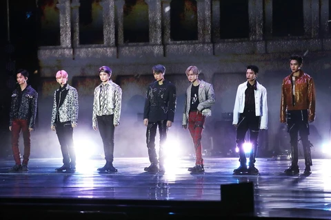 Nhóm nhạc thần tượng mới của Hàn Quốc SuperM. (Nguồn: billboard)