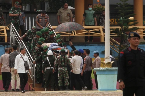 Vụ bắt giữ diễn ra chỉ vài ngày sau vụ tấn công bằng dao nhằm vào Bộ trưởng An ninh Indonesia Wiranto. (Nguồn: AFP)