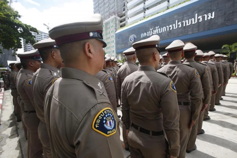 Lực lượng cảnh sát Thái Lan. (Nguồn: bangkokpost)