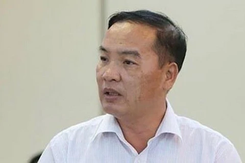Bị can Lê Nam Trà, nguyên Chủ tịch Hội đồng thành viên MobiFone. (Nguồn: TTXVN phát)