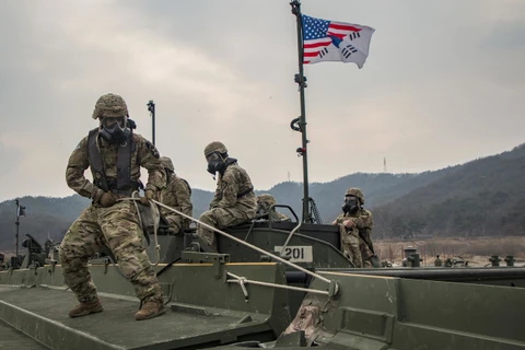 Hình ảnh quân đội Mỹ trong một cuộc tập trận chung với Hàn Quốc. (Nguồn: defense)