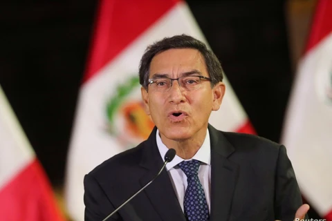 Tổng thống Peru Martin Vizcarra. (Nguồn: Reuters)