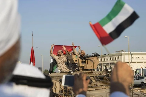 Quân đội UAE rút quân khỏi Aden. (Nguồn: AP)