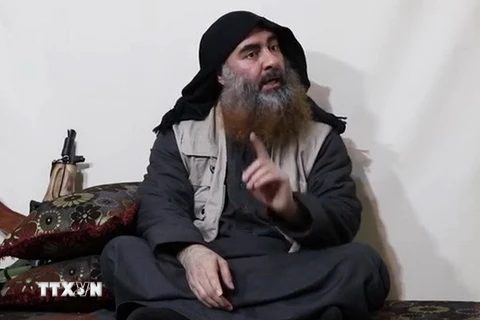 Thủ lĩnh tổ chức IS Abu Bakr al-Baghdadi. (Ảnh: AFP/TTXVN)