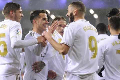 Real Madrid thắng 4-0 trước Eibar. (Nguồn: Getty Images)