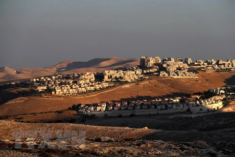 Một khu định cư của Israel tại Bờ Tây. (Nguồn: AFP/TTXVN)