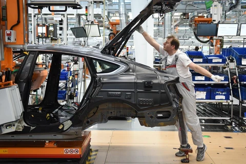 Xưởng lắp ráp ôtô của Audi. (Nguồn: Getty Images)