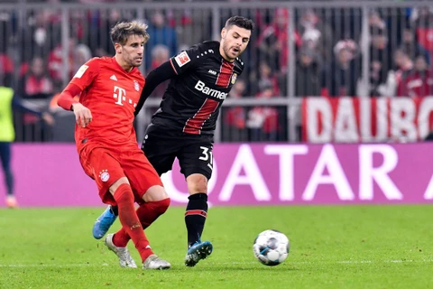 Bayern bại trận trước Leverkusen trên sân nhà. (Nguồn: Getty Images)
