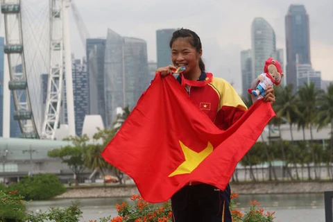 Trương Thị Phương đã có 2 HCV tại SEA Games 30.