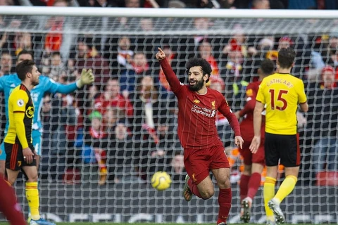 Salah mang chiến thắng về cho Liverpool.